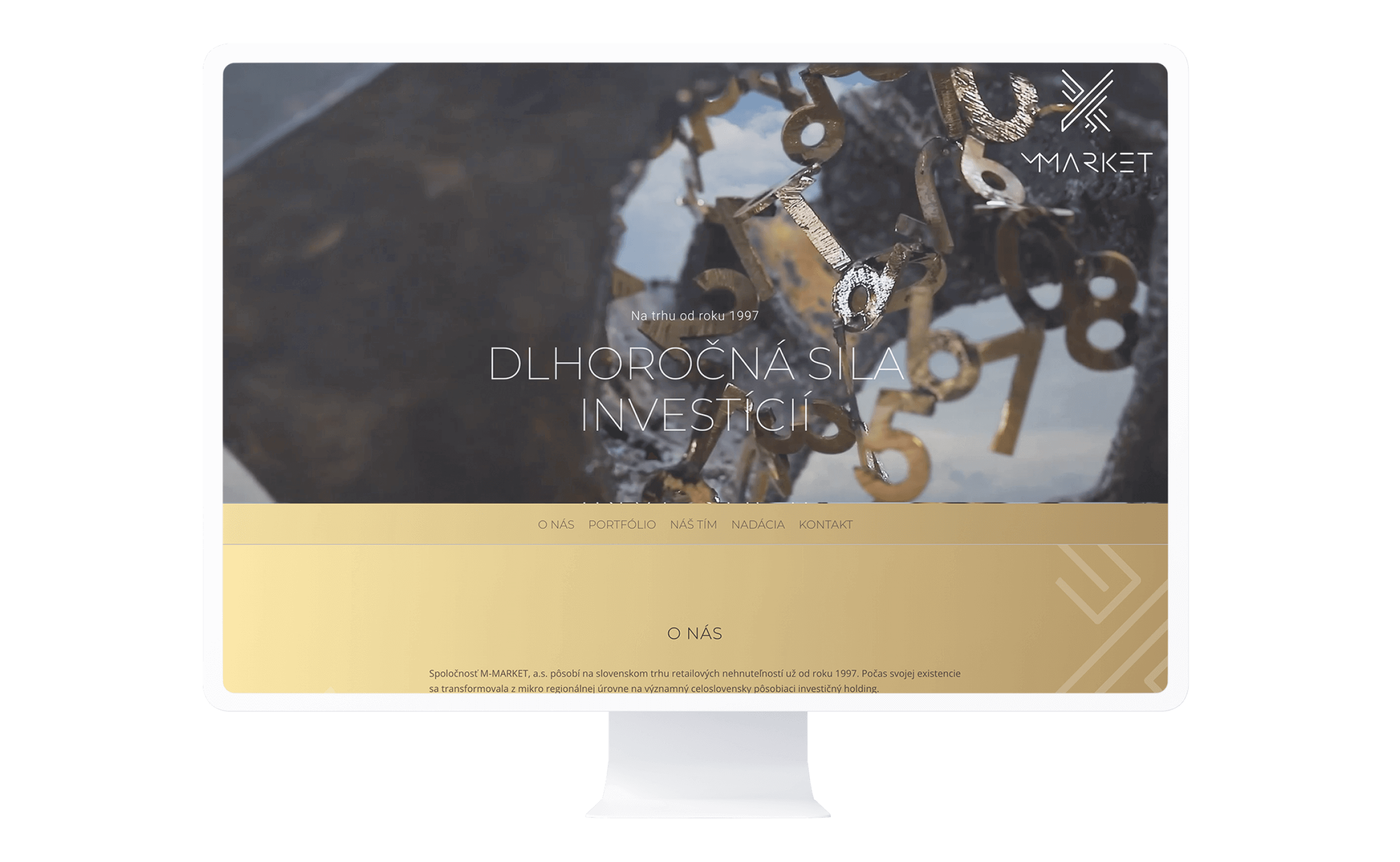 M-MARKET – pôvodná verzia webu