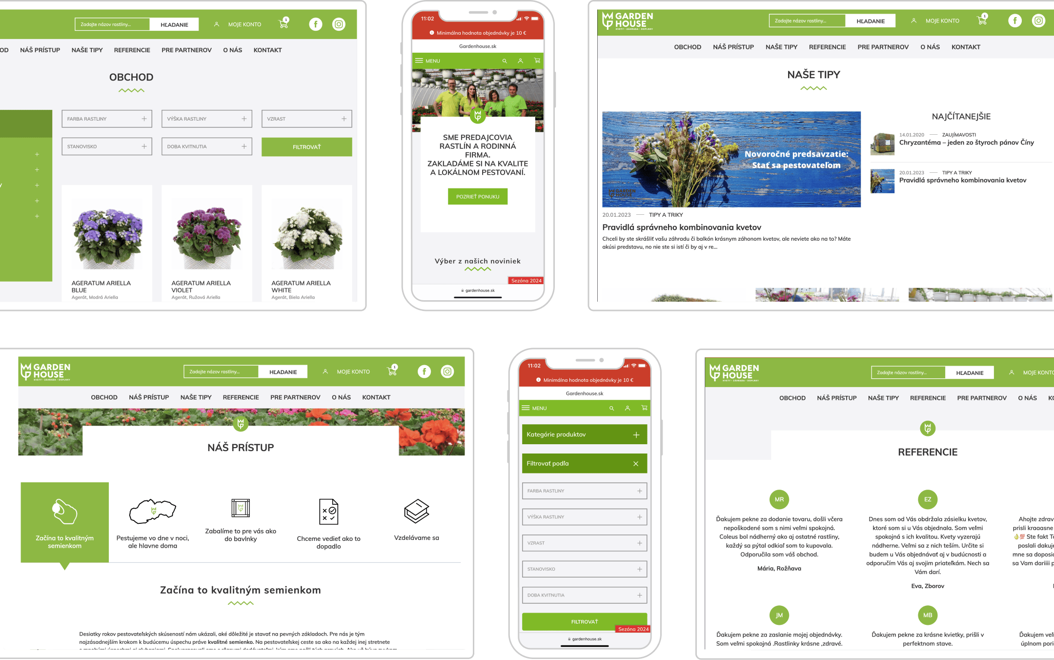Gardenhouse.sk – web