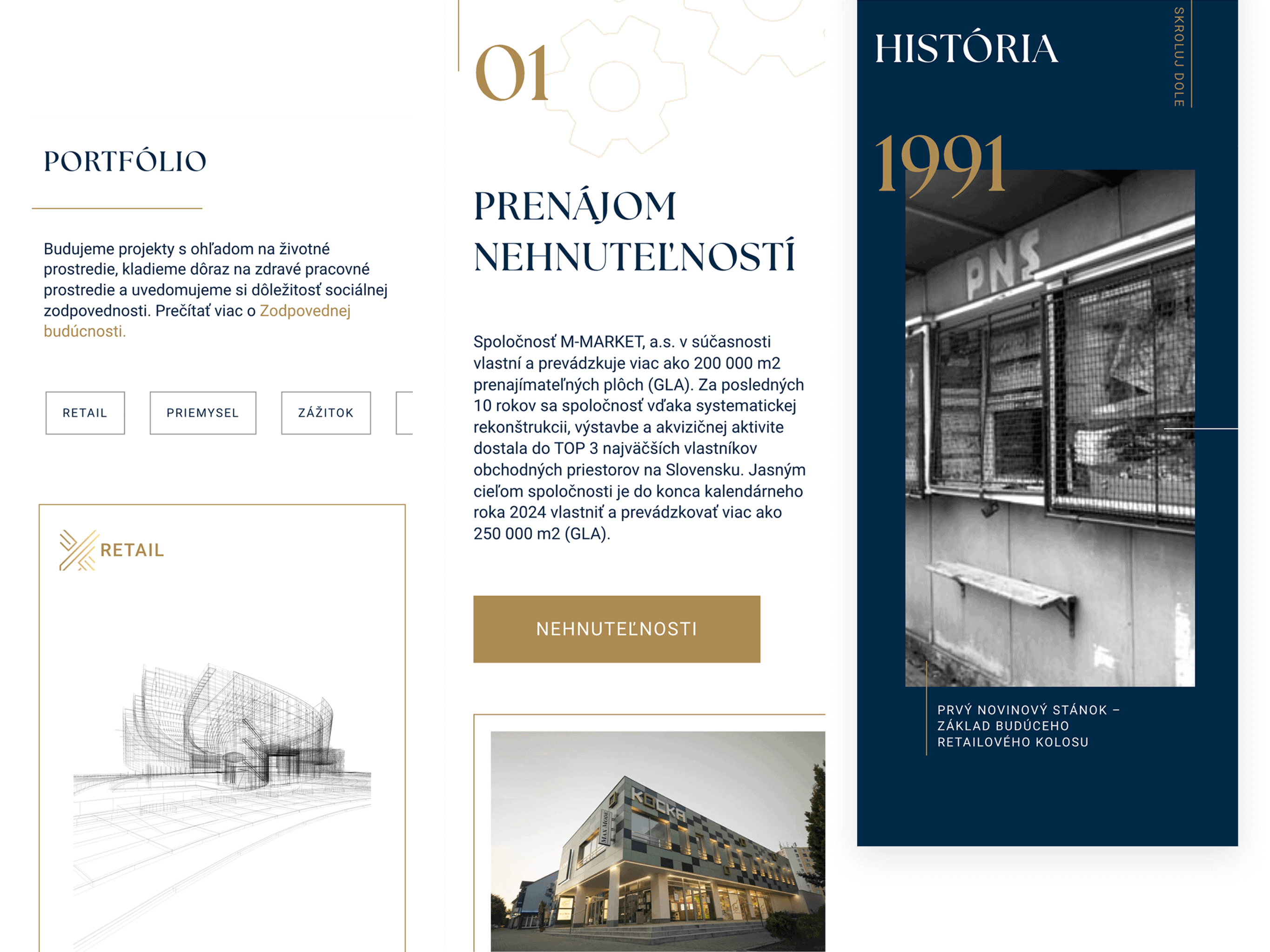 M-MARKET – mobilná verzia